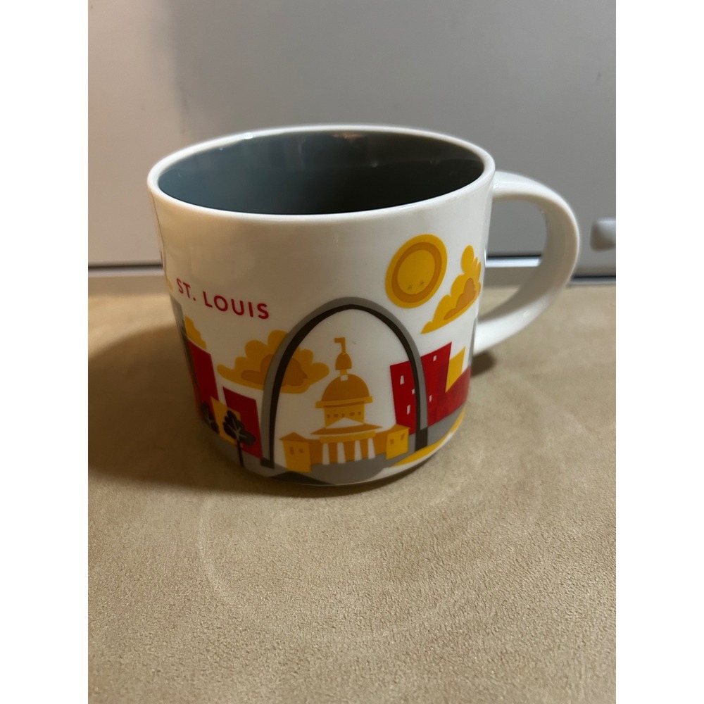 Starbucks You Are Here Collection St Louis Coffee Mug 14oz Gateway Arch 2014